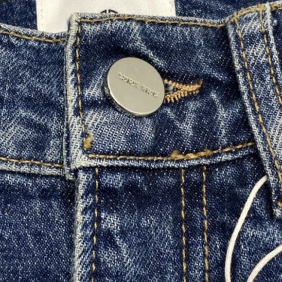 Anine Bing Womens Jean Mid Indigo Blue Size 23 Samara High Rise Ankle Slim - Picture 10 of 11